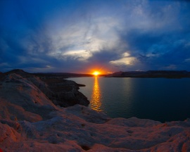 Lake Powell Sunset Обои