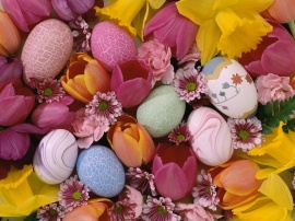 Easter Pastels Wallpaper