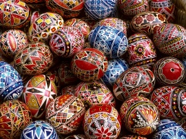 Painted Eggs Обои