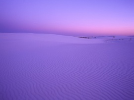 White SandsTwilight Wallpaper