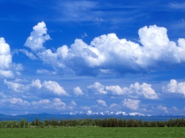Partly Cloudy Wallpaper