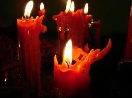 Red Candles Обои