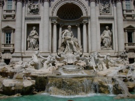 Fontana di Trevi Обои