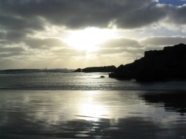 Dark Beach Wallpaper