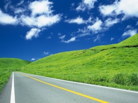 Green Pass Road Wallpaper