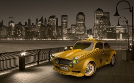 Taxi Cab Обои