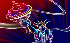 Lady Liberty Wallpaper