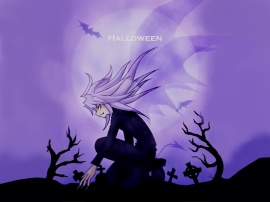 Halloween Cemetery Wallpaper