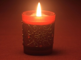 Christmas Candle Wallpaper