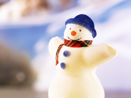 Snowman Joy Wallpaper