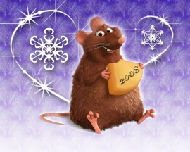 Rat Greetings Wallpaper