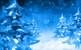 Ice Firs Wallpaper