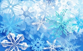 Ice Flakes Wallpaper