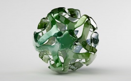 Green Ball Обои