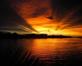 Zambezi Sunset Wallpaper