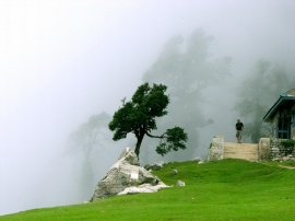 Cloudy Triund Wallpaper