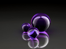Purple Balls Wallpaper