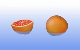 Two Grapefruits Обои
