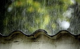 Rain over asbestos Wallpaper