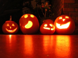 Halloween pumpkins Wallpaper