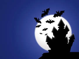 Halloween vampires Wallpaper