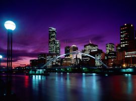 Melbourne sunset Wallpaper