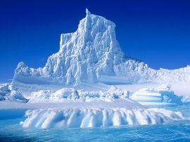 Eroded iceberg Wallpaper