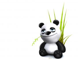 Smiling panda Wallpaper