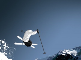 Ski jump Wallpaper